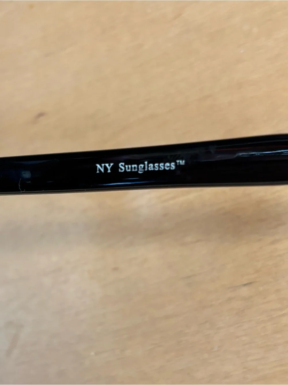 NY Sunglasses Black Round Rhinestone